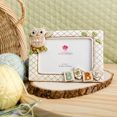 FashionCraft Gifts Baby Owl Picture Frame FCRA1045